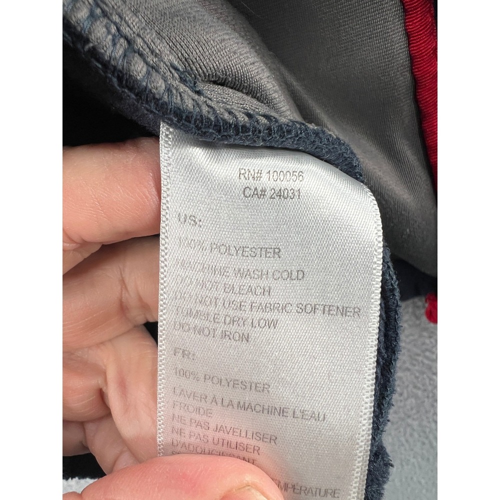 Chick-fil-A Employee Uniform Fleece Jacket Women's Size M Navy Blue Full Zip - Picture 9 of 10
